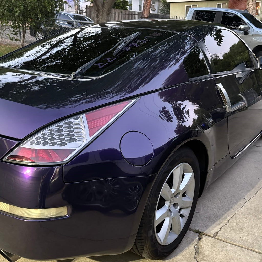 High Glossy Metallic Midnight Purple Vinyl Wrap