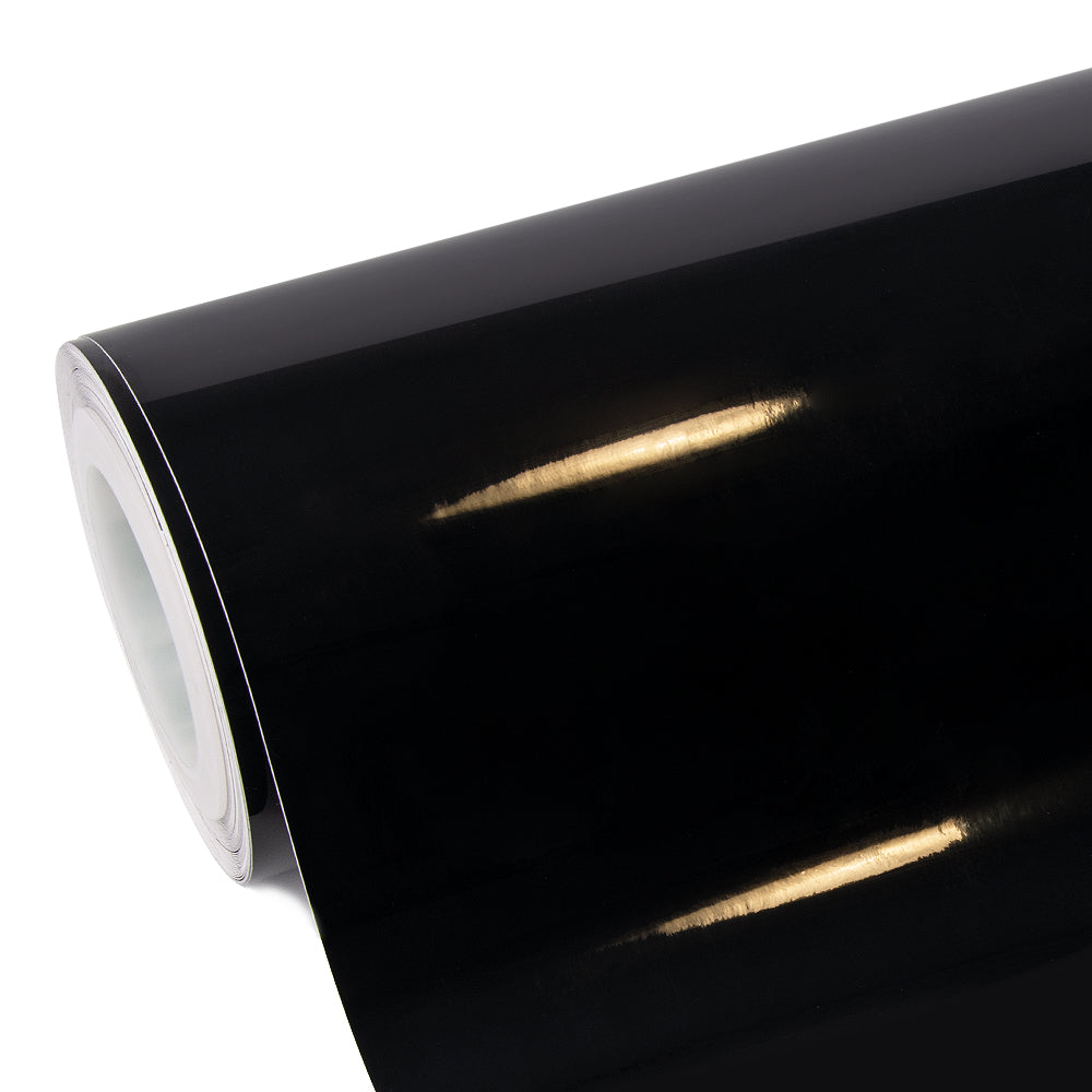 High Glossy Black Vinyl Wrap