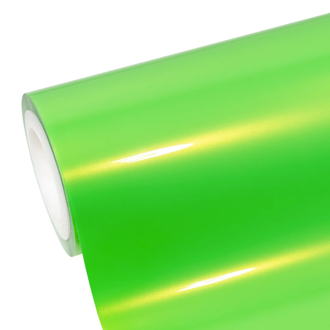 Metallic Neon Green Vinyl Wrap