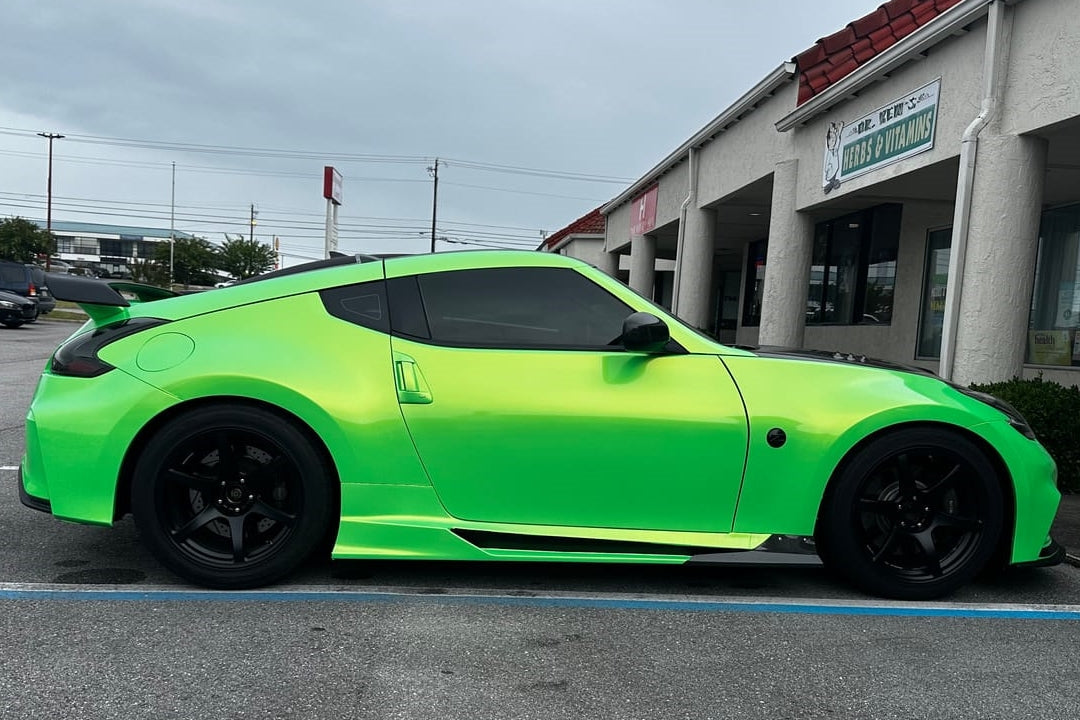 Metallic Neon Green Vinyl Wrap